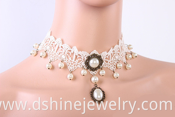 bridal choker necklaces